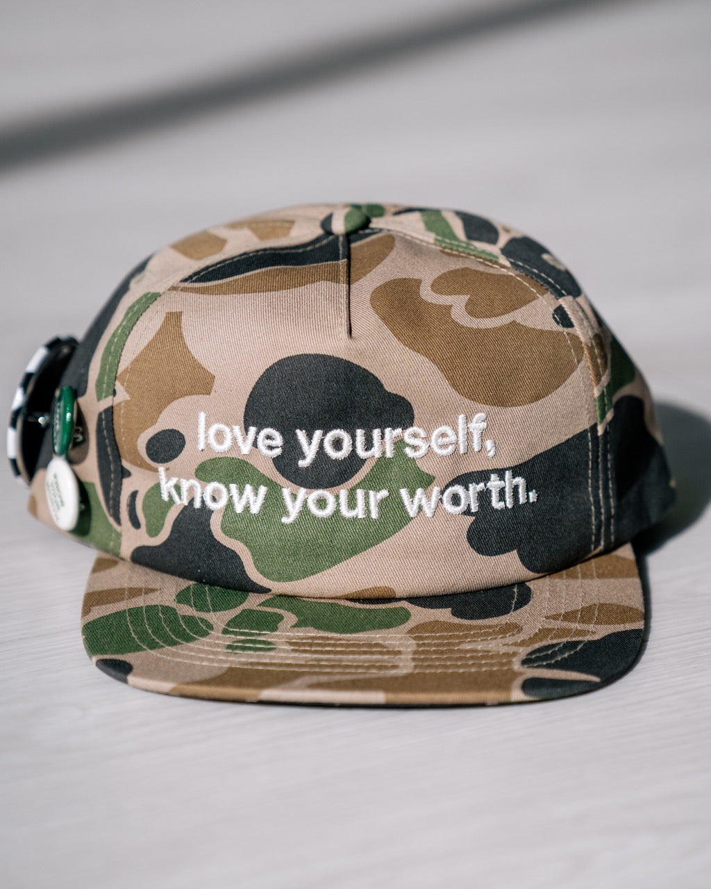 LYKYW 5 Panel Hat Duck Camo