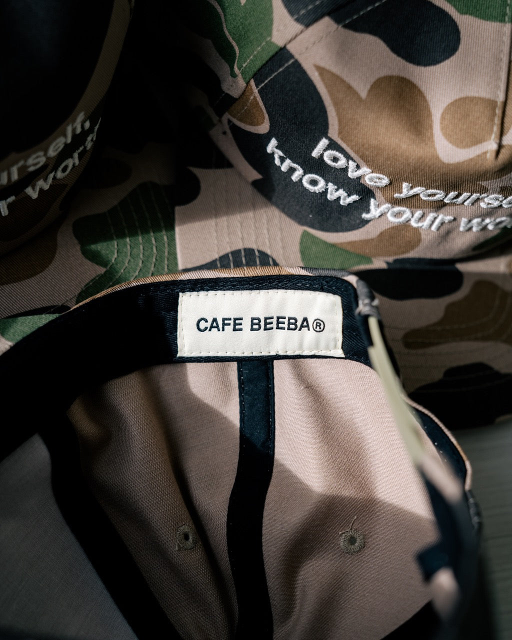 LYKYW 5 Panel Hat Duck Camo