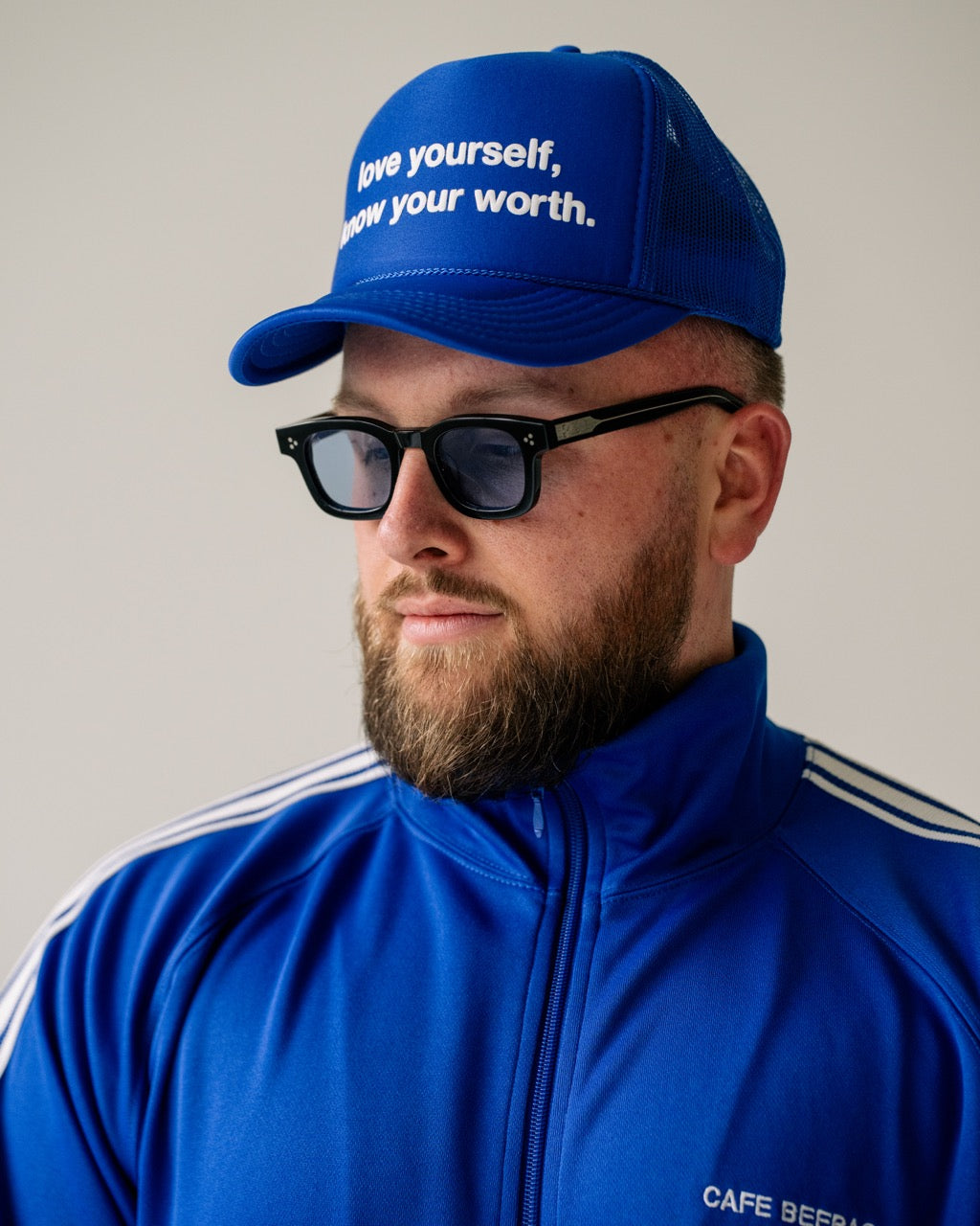 LYKYW Blue Trucker Hat