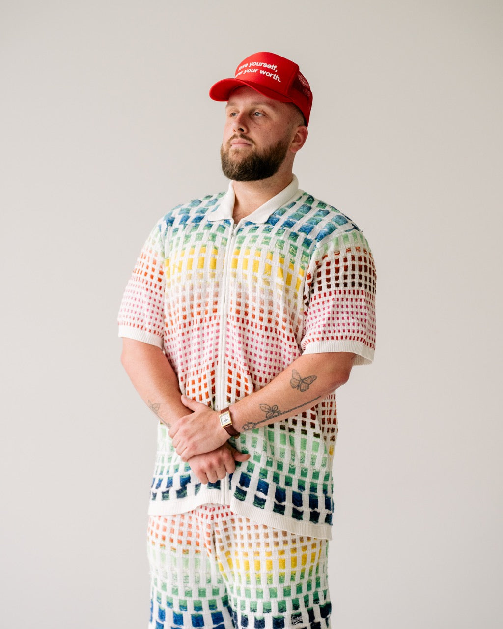 LYKYW Red Trucker Hat