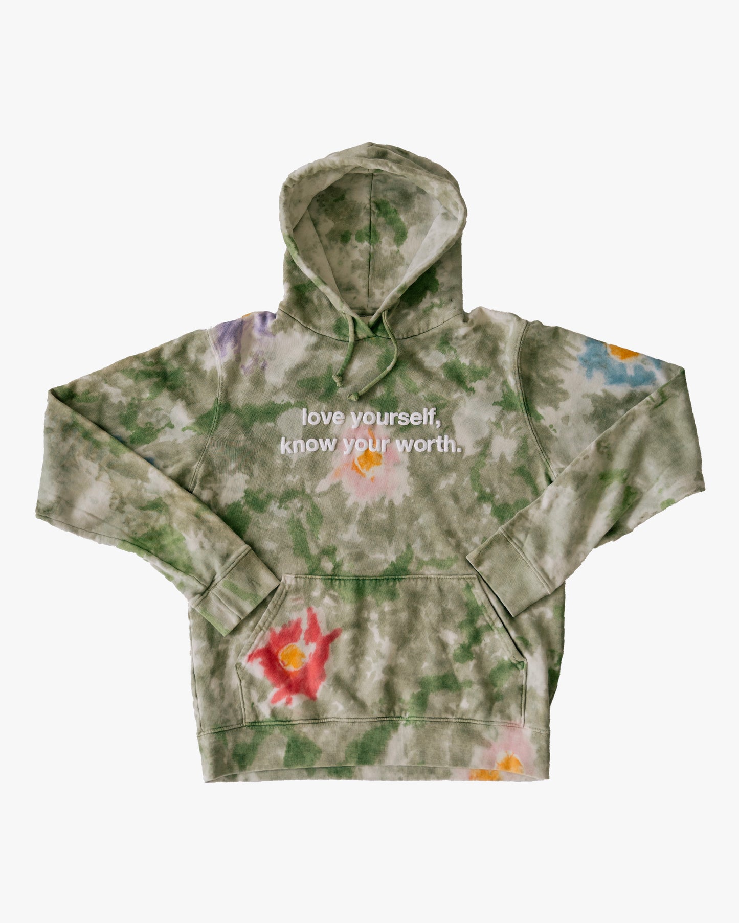 The LYKYW Flower Tie Dye Puff Print Hoodie