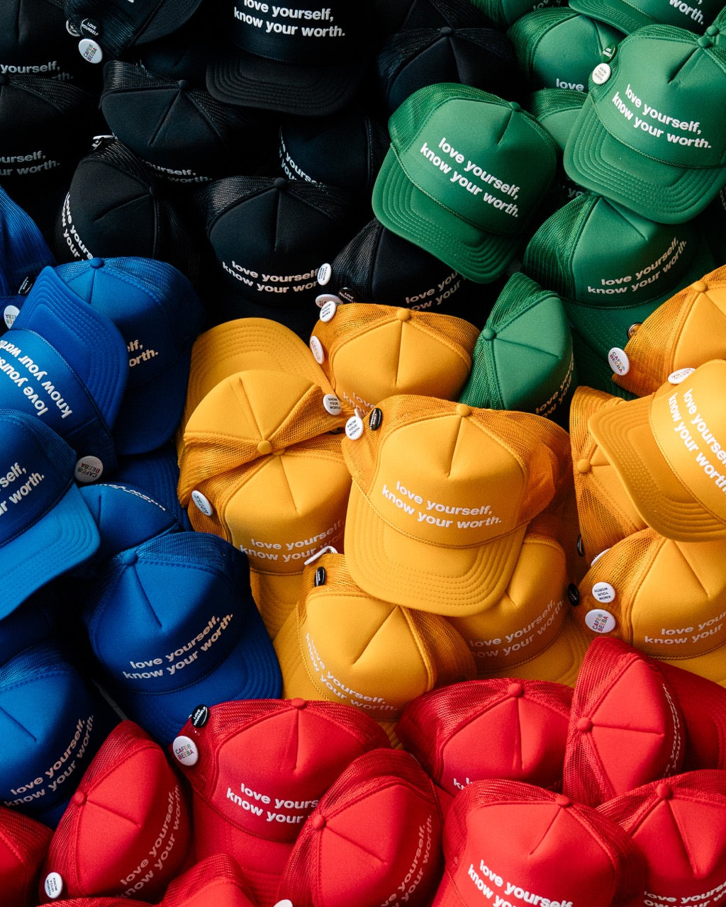 LYKYW Yellow Trucker Hat