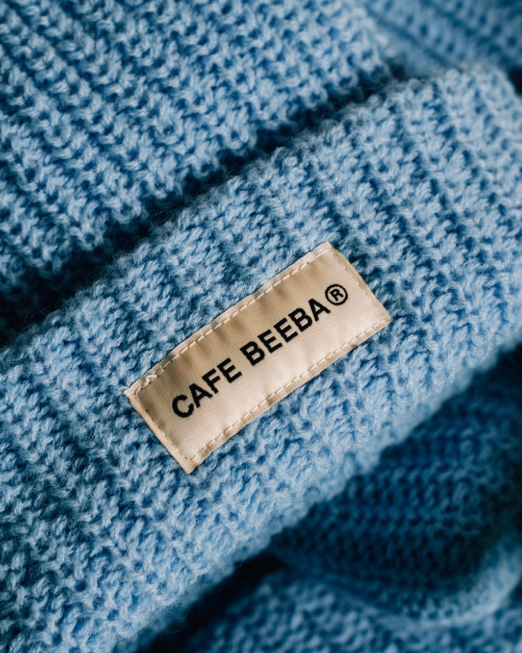 Cafe Beeba Watch Cap Beanie Baby Blue