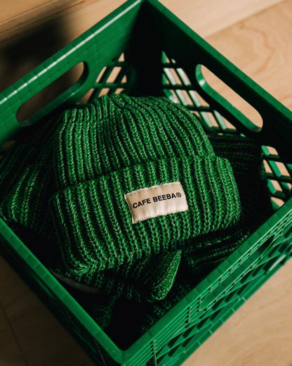 Cafe Beeba Big Beanie Green