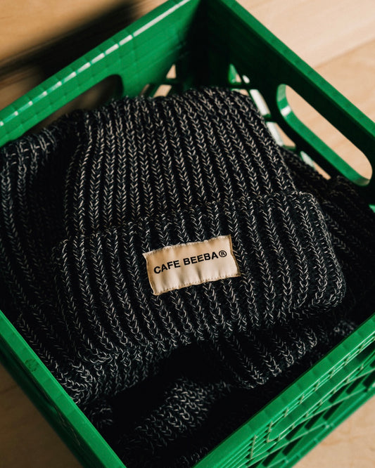 Cafe Beeba Big Beanie Black