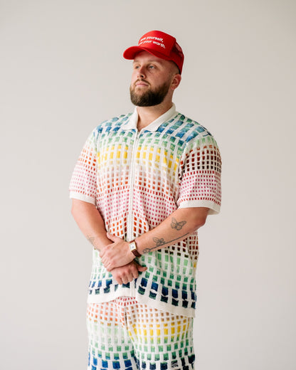 LYKYW Red Trucker Hat