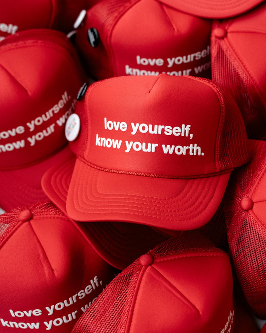 LYKYW Red Trucker Hat